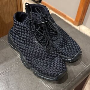 Jordan Black Woven Men's Sneakers